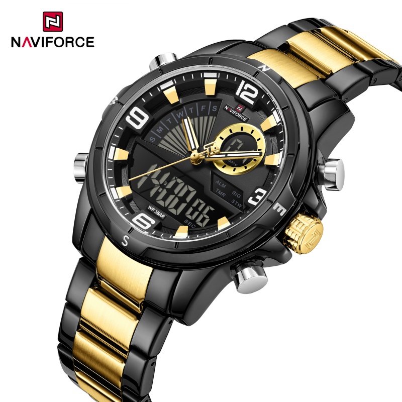 NAVIFORCE Men Dual Display Wat - Resistance Bands ulasan dan harga