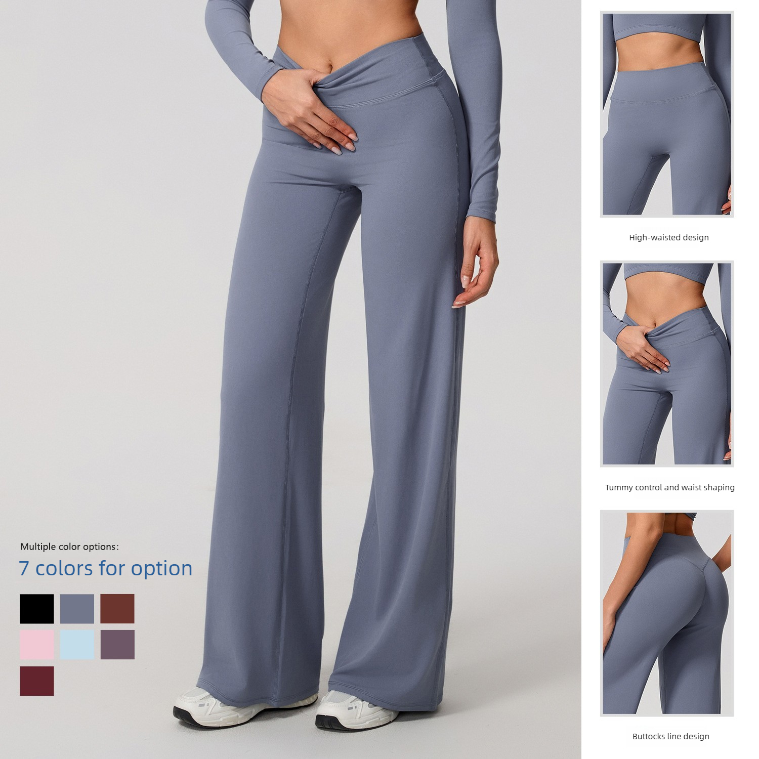 Lezyan Loose Soft Yoga Wide Le - Yoga Fitness Workout ulasan dan harga